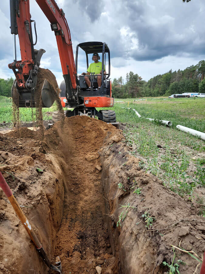 Professional plumbing system installation